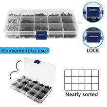 Load image into Gallery viewer, 500Pcs RC Screw Kit RC Repair Tool Assortment Set Universal Screws Hardware Fasteners Set RC Spare Parts &amp; Repair Accessories Set for 1/8 1/10 1/12 1/16 Scale RC Cars Truck Crawler DIY Parts
