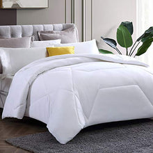 Load image into Gallery viewer, Hansleep Down Alternative Quilted Comforter, All-Season Soft Fluffy Hypoallergenic Duvet Insert with Corner Tabs Plush Microfiber Fill Lightweight Machine Washable (King 104x90'')
