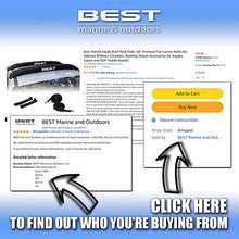 Load image into Gallery viewer, Best Marine Kayak Roof Rack Pads. 38" Universal Roof Rack Carrier for Kayaks, Canoe, SUP Paddle Board, Surfboard &amp; Luggage. XL Kayak Accessories for Car &amp; SUV Without Cross Bars. Straps Included.
