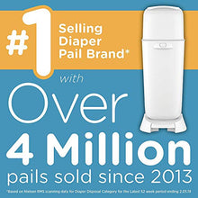 Load image into Gallery viewer, Playtex Diaper Genie Complete Pail with Built-In Odor Controlling Antimicrobial, Includes Pail &amp; 1 Refill, White
