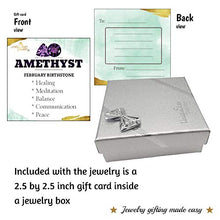 Load image into Gallery viewer, Natural raw amethyst stud earrings with yellow gold over 925 sterling silver, 6 to 7mm rough genuine February birthstone gift for her, Uniquelan Jewelry (amethyst)
