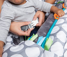 Load image into Gallery viewer, Boppy Preferred Shopping Cart and Restaurant High Chair Cover, Gray Jumbo Dots
