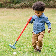 Load image into Gallery viewer, Sunny Days Entertainment Toddler Golf Set – Complete Golf Toy Playset for Kids | 3 Junior Golf Clubs + 3 Balls + 2 Practice Holes + 1 Golf Cart with Wheels
