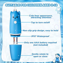 Load image into Gallery viewer, U Shaped Electric Toothbrush 360 Rotation Toddler Auto Whitening Toothbrush Silicone Whole Mouth Baby Toothbrush Automatic Electric Toothbrush with 2 Brush Heads for Children Kids, Battery Operated
