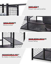 Load image into Gallery viewer, Mythinglogic Golf Storage Garage Organizer, 2 Golf Bag Storage Stand and Other Golfing Equipment Rack &amp; 4 Removable Hooks, Extra Large Design for Golf Clubs Accessories
