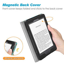Load image into Gallery viewer, Fintie Stand Case for All-New Kindle (10th Generation, 2019) / Kindle (8th Generation, 2016) - Premium PU Leather Protective Sleeve Cover with Card Slot and Hand Strap, Shades of Blue
