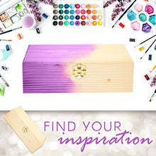 Load image into Gallery viewer, Darice Craft Light Unfinished Wood with Clasp – Make Your Own Gift, Jewelry, Photo Decorate with Paint, Ribbon, Decoupage and More, 8.25" x 5.625" x 2.5", (1 Box)
