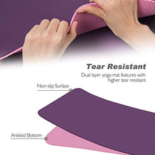 Load image into Gallery viewer, TOPLUS Yoga Mat - Upgraded Yoga Mat Eco Friendly Non-Slip Exercise &amp; Fitness Mat with Carrying Strap, Workout Mat for All Type of Yoga, Pilates(1/4 inch-1/8 inch)
