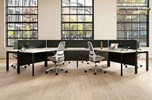 Load image into Gallery viewer, Series 1 Task Chair by Steelcase | Seagull Frame, Congent Connect Upholstery, 3D Microknit Back | Fully Adjustable Arms | Carpet Casters (Blue Jay)
