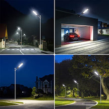 Load image into Gallery viewer, 500W Solar Street Light Outdoor Motion Sensor, 1000LED IP66 Waterproof Solar Security Flood Lights with Remote Control, Dusk to Dawn Solar LED Light Lamp for Garden,Yard,Basketball Court,Parking Lot
