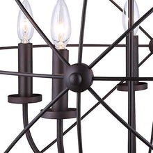 Load image into Gallery viewer, Canarm ICH282B05ORB25 Sumerside 5 Light Chandelier, Oil Rubbed Bronze
