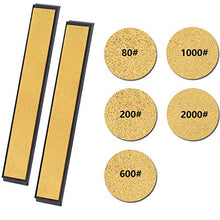 Load image into Gallery viewer, MEIYIN Gold Smooth Knife Sharpener Emery Diamond Whetstone Professional Fine-grained Polish

