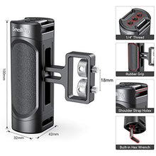 Load image into Gallery viewer, SMALLRIG Mini Side Handle Handgrip with Dual 1/4"-20 Screw Mount for Mirrorless Digital Camera DSLR Camera Small Camera Cage Built-in Wrench, Up and Down Adjustable - 2916
