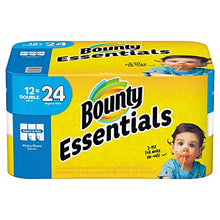 Load image into Gallery viewer, Bounty Essentials Select-A-Size Paper Towels, White, Double Rolls
