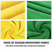 Load image into Gallery viewer, Kwispel Dog Towel - 2 Pack Large Dog Bath Towel Super Absorbent Microfiber Beach Towels for Quick Drying Small Medium Large Dogs and Cats, Machine Washable,55.1x27.5 inch,Yellow Green
