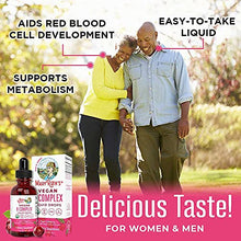 Load image into Gallery viewer, Vegan Vitamin B Complex Liquid by MaryRuth's | Hair Skin Nails Energy | Methyl B12 Folate Biotin Niacin Vitamin B3, 6, 7, 9, 12 | Tart Cherry Vitamin B Complex Supplement | 1 Fl Oz
