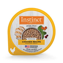 Load image into Gallery viewer, Instinct Grain Free Minced Recipe with Real Chicken Natural Wet Cat Food, 3.5 oz. Cups (Case of 12)
