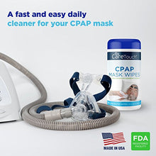 Load image into Gallery viewer, Care Touch CPAP Wipes - Unscented | CPAP Cleaner | 3 Packs of 70 Unscented CPAP Mask Cleaning Wipes (210 Total)
