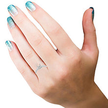 Load image into Gallery viewer, Dazzlingrock Collection 0.05 Carat (ctw) 14K Round Diamond Ladies Engagement Semi-Mount Ring, White Gold, Size 6.5
