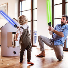 Load image into Gallery viewer, TOY Life Light Up Saber - 3 Pack Lightup Sabers, Telescopic Extendable &amp; Collapsable Laser Sword, LED Light Sword Set with Motion Sensitive FX Sound, Light Up Swords for Kids Adults

