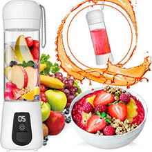 Load image into Gallery viewer, Portable Blender Lacomri – Powerful Crusher for Frozen Fruits and Veggies – Travel Blender – Cordless Blender – Portable Blender USB Rechargeable – Personal Blender – Mini Blender with Stainless-Steel Blades – Ideal for Healthy Juices and Smoothies
