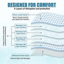 Load image into Gallery viewer, MBX Baby Cloth Diaper Liners Bamboo - 4 Pack Fragrance Free Cloth Diaper Liners and Cloth Diaper Nappy
