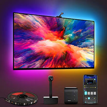 Load image into Gallery viewer, Govee Immersion TV LED Backlights with Camera, RGBIC Ambient Wi-Fi TV Backlights for 55-65 inch TVs PC, Works with Alexa &amp; Google Assistant, App Control, Music Sync TV Lights, Adapter, H6199
