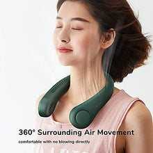 Load image into Gallery viewer, JISULIFE Neck Fan 4000 mAh Hands Free Bladeless Fan+ Stroller Fan Clip on Desk Fan 4000 mAh Rechargeable for Indoor Outdoor
