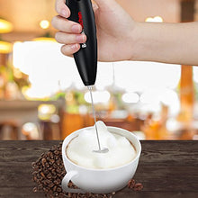 Load image into Gallery viewer, Bonsenkitchen Handheld Milk Frother, Electric Hand Foamer Blender for Drink Mixer, Perfect for Bulletproof coffee, Matcha, Hot Chocolate, Mini Battery Operated Milk Whisk Frother
