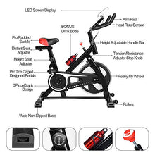 Load image into Gallery viewer, 2020 NEW Shan_s Spinning Bicycle/Stationary Bike, Belt Drive Indoor Ultra-quiet Exercise Fitness Bicycle Equipment
