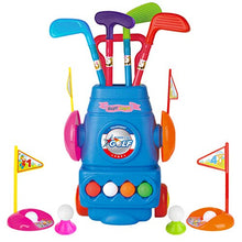 Load image into Gallery viewer, Meland Kids Golf Club Set - Toddler Golf Ball Game Play Set Sports Toys Gift for Boys Girls 3 4 5 6 Year Old
