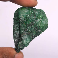 Load image into Gallery viewer, gemhub Rare Raw Green Emerald Chunk 201.00 Ct Uncut Rough Emerald Natural Raw Emerald Healing Crystal
