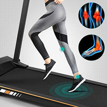 Load image into Gallery viewer, Fitnessclub Folding Electric Treadmill Power Motorised Running Machine with LCD Display, Hand Grip Pulse Sensor,Tablet Holder (Standard Version)
