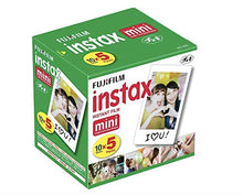 Load image into Gallery viewer, Fujifilm Instax Mini Instant Film, 10 Sheets×5 Pack(Total 50 Shoots)
