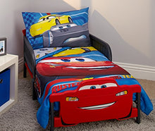 Load image into Gallery viewer, Disney Cars Rusteze Racing Team 4 Piece Toddler Bedding Set, Blue/Red/Yellow/White
