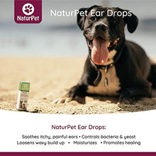 Load image into Gallery viewer, NaturPet Ear Drops for Dogs &amp; Cats | Use for Cleaning, Prior to Swimming, Stinky, Smelly Ears, Itchy Ears | All Natural Herbal Drops 10mL
