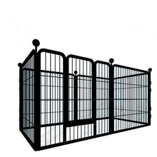 Load image into Gallery viewer, N/D Pet Fence for Medium and Large Dogs — 6 pet cage Plates, pet Fence, Square Pole, Foldable pet Fence, Gauge Ring, Training Ring, pet Supplies for Indoor/Outdoor kennels
