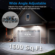 Load image into Gallery viewer, Solar Lights Outdoor – AmeriTop 300 LED 7000K Motion Sensor Lights Cordless; 5 Adjustable Heads, 360° Wide Angle Illumination, IP65 Waterproof, Security LED Flood Light for Patio Yard Garden 2 Pack
