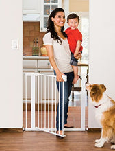 Load image into Gallery viewer, Munchkin Easy Close Pressure Mounted Baby Gate for Stairs, Hallways and Doors, Walk Through with Door, Metal, White
