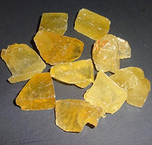 Load image into Gallery viewer, Sublime Gifts - Honey Calcite (Mexico) A Grade Natural Rough Honey Calcite Metaphysical Crystal Healing Gemstones - 10 Piece Set
