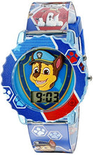 Load image into Gallery viewer, Paw Patrol Kids' Digital Watch with Blue Case, Comfortable Blue Strap, Easy to Buckle - Official 3D Paw Patrol Character on the Dial, Safe for Children - Model: PAW4015
