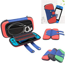 Load image into Gallery viewer, Nesee Deruitu Switch Case for Nintendo Switch - Fits AC Wall Charger Adapter,Hard Shell Travel Carrying Case Pouch for Nintendo Switch Console &amp; Accessories (Black)
