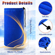 Load image into Gallery viewer, 6 Pieces Winter Neck Gaiters Fleece Neck Warmers Thermal Face Scarf Drawstring Neck Scarf and 6 Pieces Ear Warmers Headbands Ear Muffs Head Wrap Fleece Ear Muffs for Men Women Outdoor Activities
