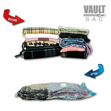 Load image into Gallery viewer, Vacuum Bags | 8 PACK Jumbo Size | Vacuum Storage Bags for Clothes | Vacume Storage Bag | Storage Bags Vacuum Sealed | Vacuum Sealer Bags | Premium 80% Space Saver Heavy Duty Bags | Free Hand Pump
