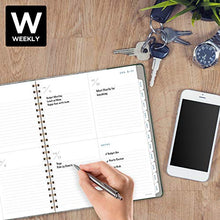 Load image into Gallery viewer, Academic Planner 2021-2022, AT-A-GLANCE Weekly &amp; Monthly Planner, 8-1/2" x 11", Large, for School, Teacher, Student, Signature Collection, Gray Felt (YP905A25)
