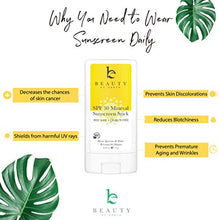 Load image into Gallery viewer, Mineral Sunscreen Stick - Zinc Oxide Sunscreen Lotion Stick, Best Sun Protection Travel Sunscreen Face and Body, Reef Safe Sunscreen, Natural Sunscreen Lotion Stick (No Tint)
