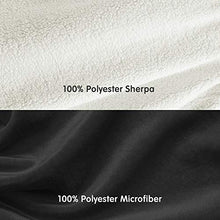 Load image into Gallery viewer, THE COMFY Original | Oversized Microfiber &amp; Sherpa Wearable Blanket, Seen On Shark Tank, One Size Fits All Black

