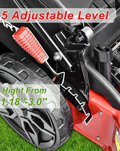 Load image into Gallery viewer, PowerSmart Lawn Mower, 22-inch &amp; 200CC, Gas Powered Self-Propelled Lawn Mower with 4-Stroke Engine, 3-in-1 Gas Mower in Color Red/Black, 5 Adjustable Heights (1.18''-3.02'' ), DB9422SR
