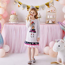Load image into Gallery viewer, DXTON Little Girls Dresses Winter Long Sleeve Animal Dresses LH7771 6T
