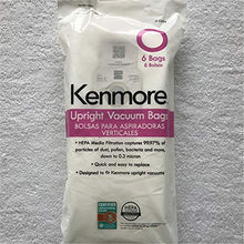 Load image into Gallery viewer, Kenmore 53294 Style O HEPA Cloth Vacuum Bags for Kenmore Upright Vacuum Cleaners 53294 pack 6bags -NEW! Kenmore 53294 Style O HEPA Cloth Vacuum Bags for Kenmore Upright Vacuum Cleaners 53294 pack 6bags -NEW! Kenmore 53294 Style O HEPA Cloth Vacuum Bags fo
